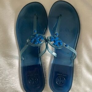 Tory Burch Blue Jelly Sandals size 11